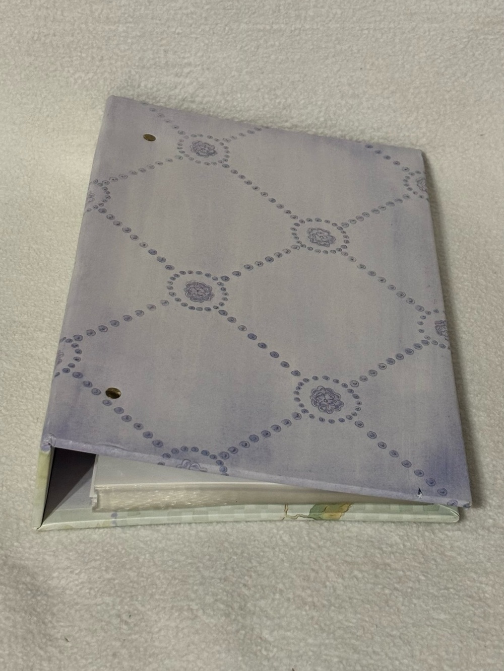 Lavender 3 rings photo album 300 pocket hold 4x6 photo